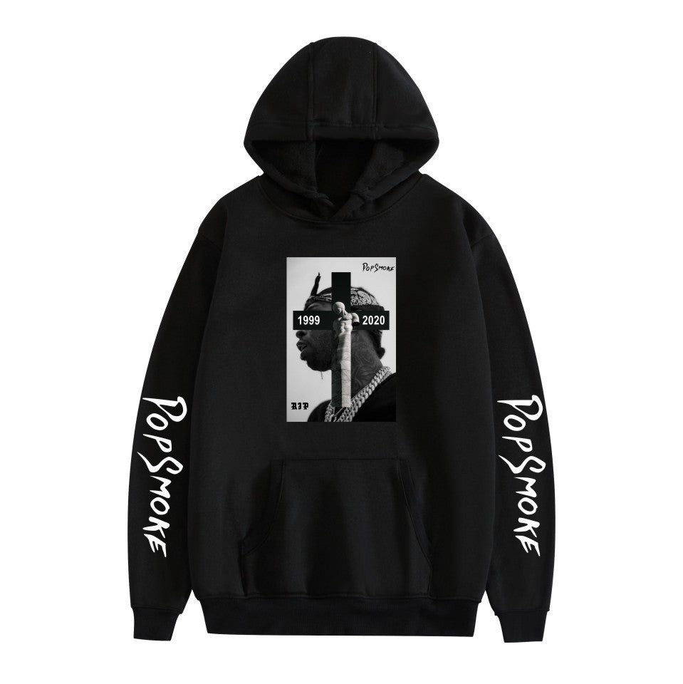 Pop Smoke Hoodies Rapper Print Loose