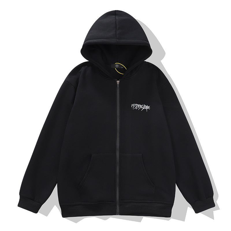 Kanye West Sunday Service Hoodie Kanye Fleece Lined Zipper Cardigan Sweater