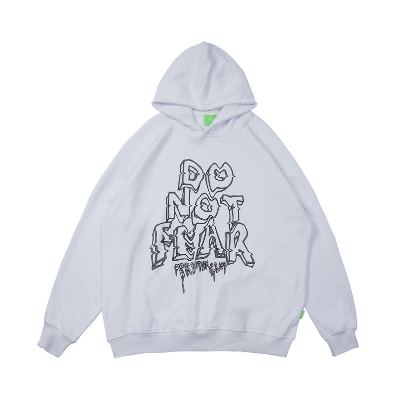 Man Fall Outfits Fall Winter Men's Sweater Printed Couple Hoodies Casual Hooded Sweater