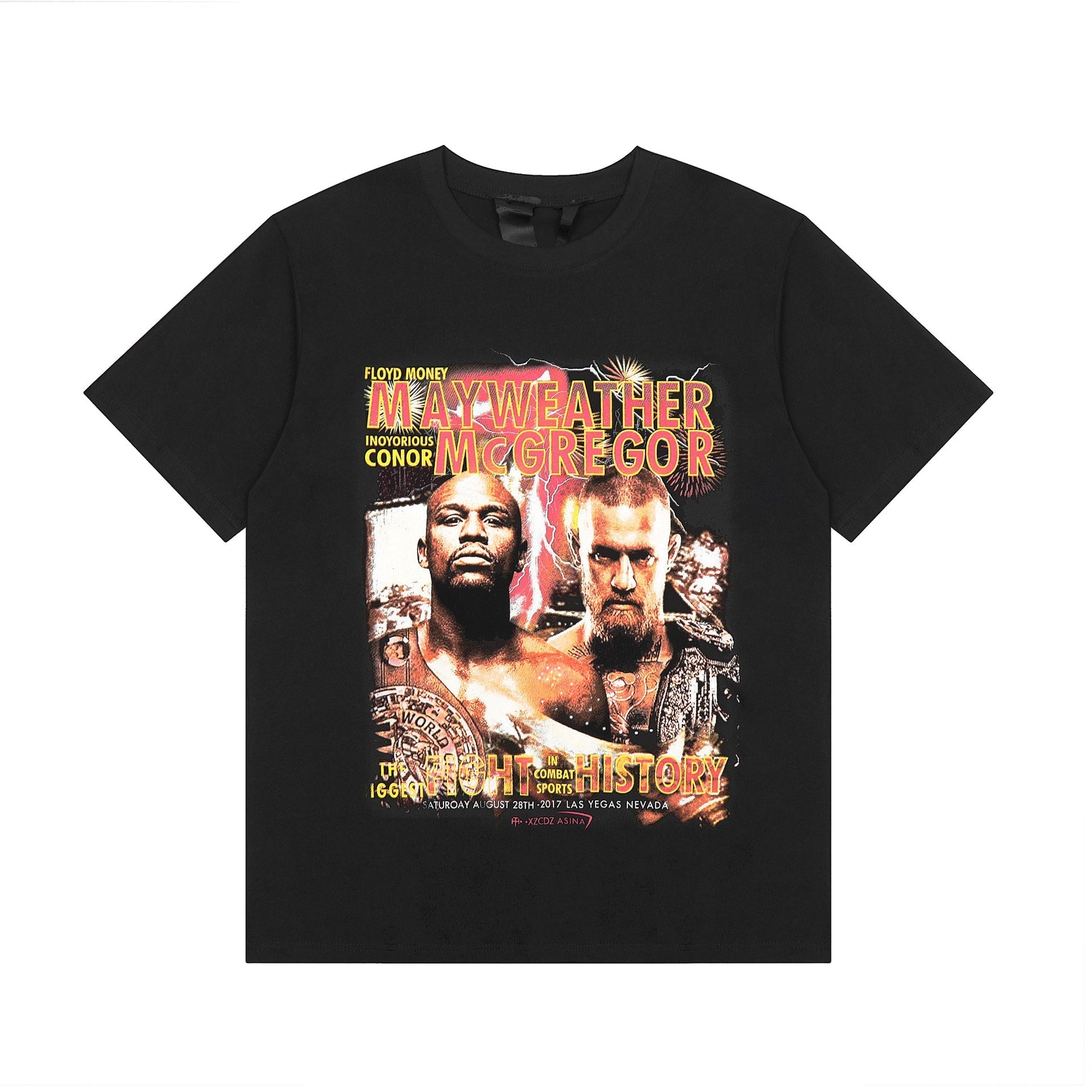 Vlone T Shirt Spring Summer Poster Crew Neck Pullover