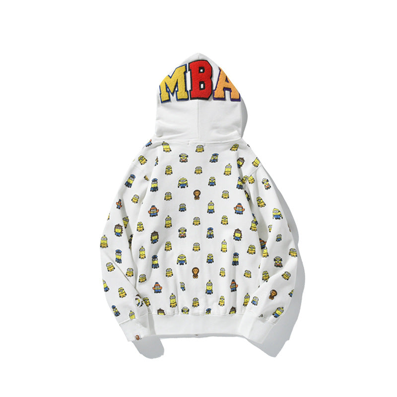 Aape Hoodie Autumn and Winter Men's Women's Pullover Coat