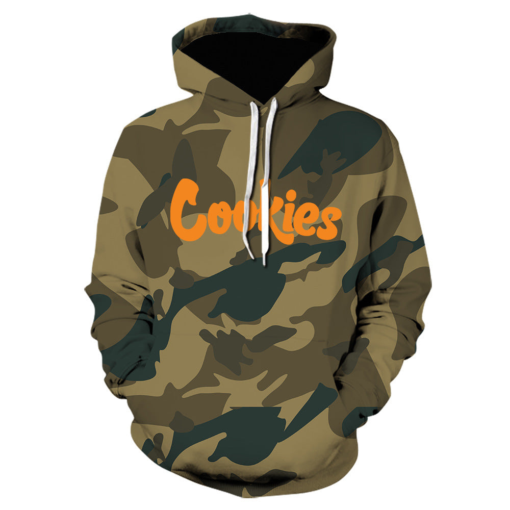Cookies Hoodie Digital Printed Hood Sweater