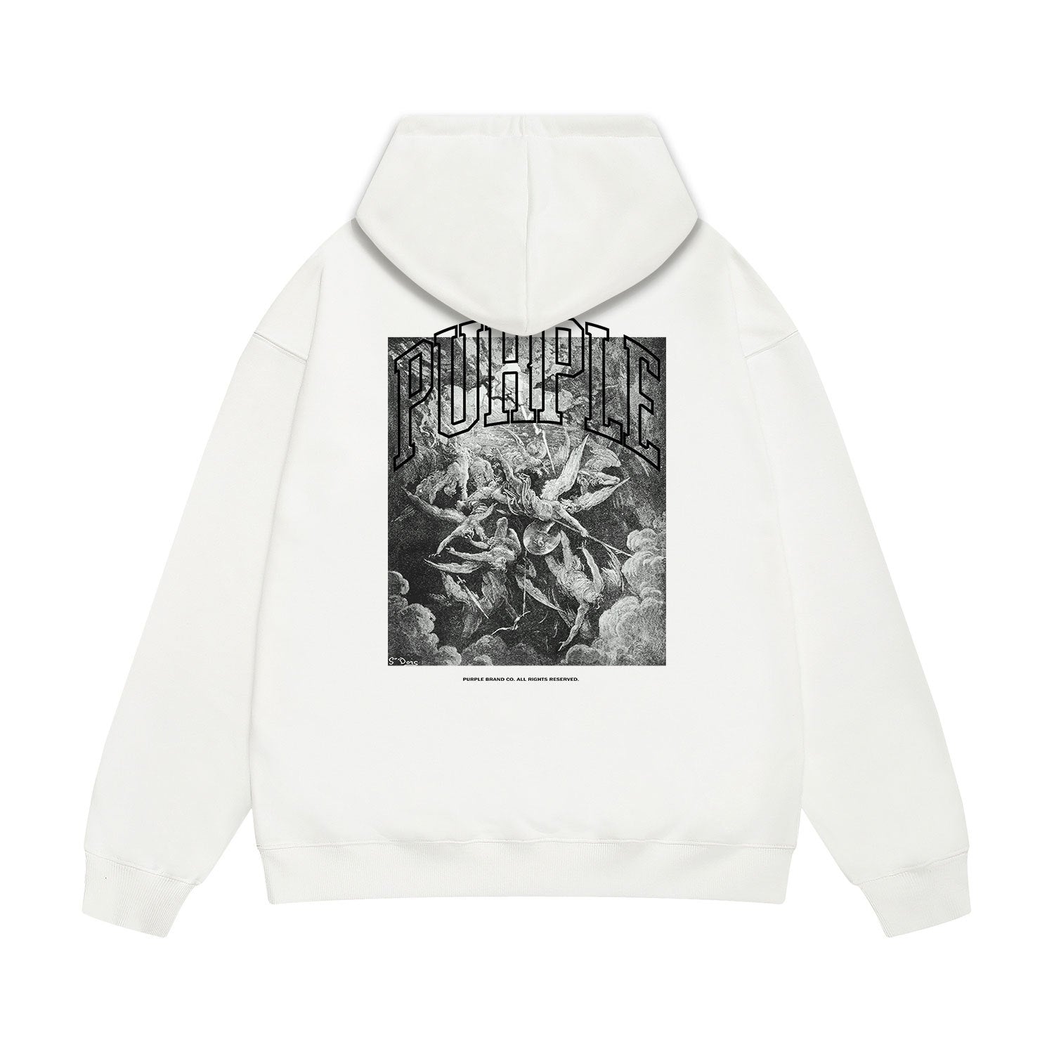 Purple Brand Hoodie Fashion Loose Hooded Sweater