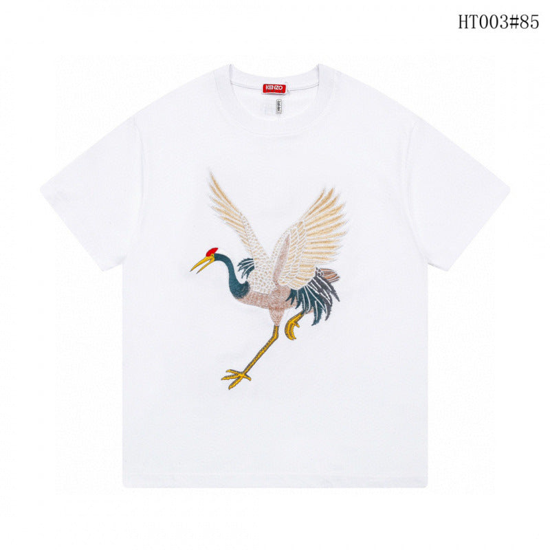 KENZO T Shirt Summer Tiger Head Casual