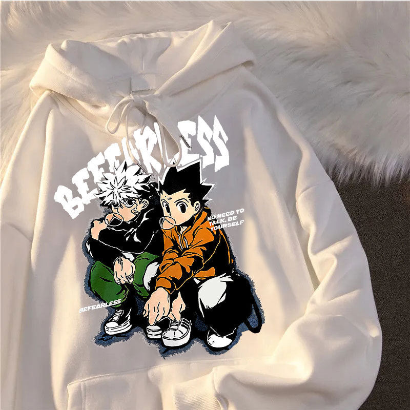 Anime Hoddies Full Time Hunter Couple Autumn and Winter Hoodie