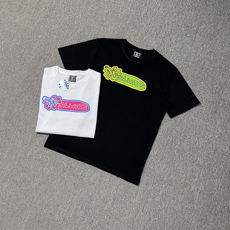 Always Do What You Should Do T Shirts Loose Short Sleeves