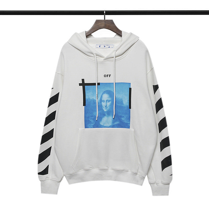 off White Hoodie Autumn and Winter Ow Printed Hoodie Bottoming Shirt