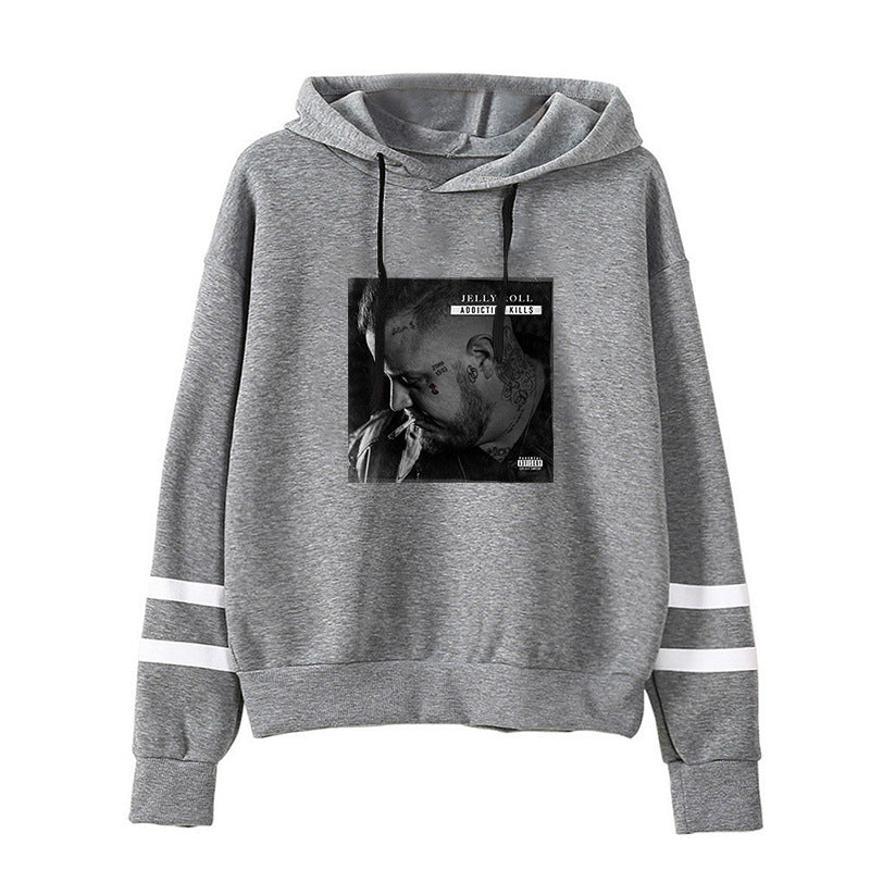 Jelly Roll Hoodie Jelly Roll Peripheral Printed Sweater