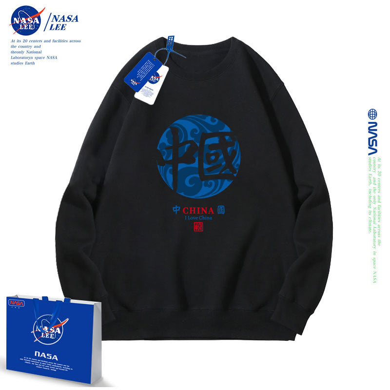 Nasa Children Hoodie Nasa Sweater Children'S Autumn Loose Round Neck
