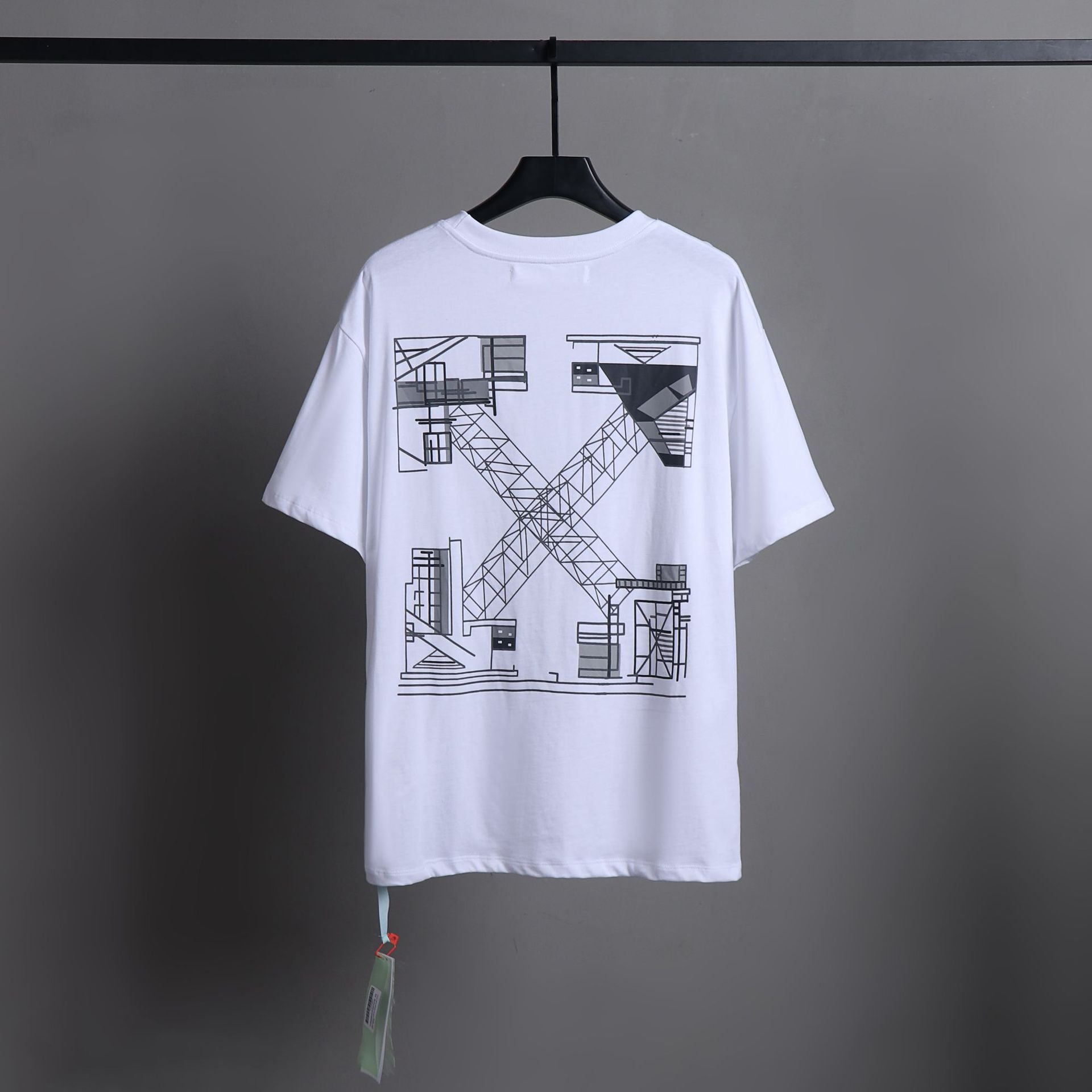 Ow T Shirts Back Stepped Appearance Arrow for Men and Women