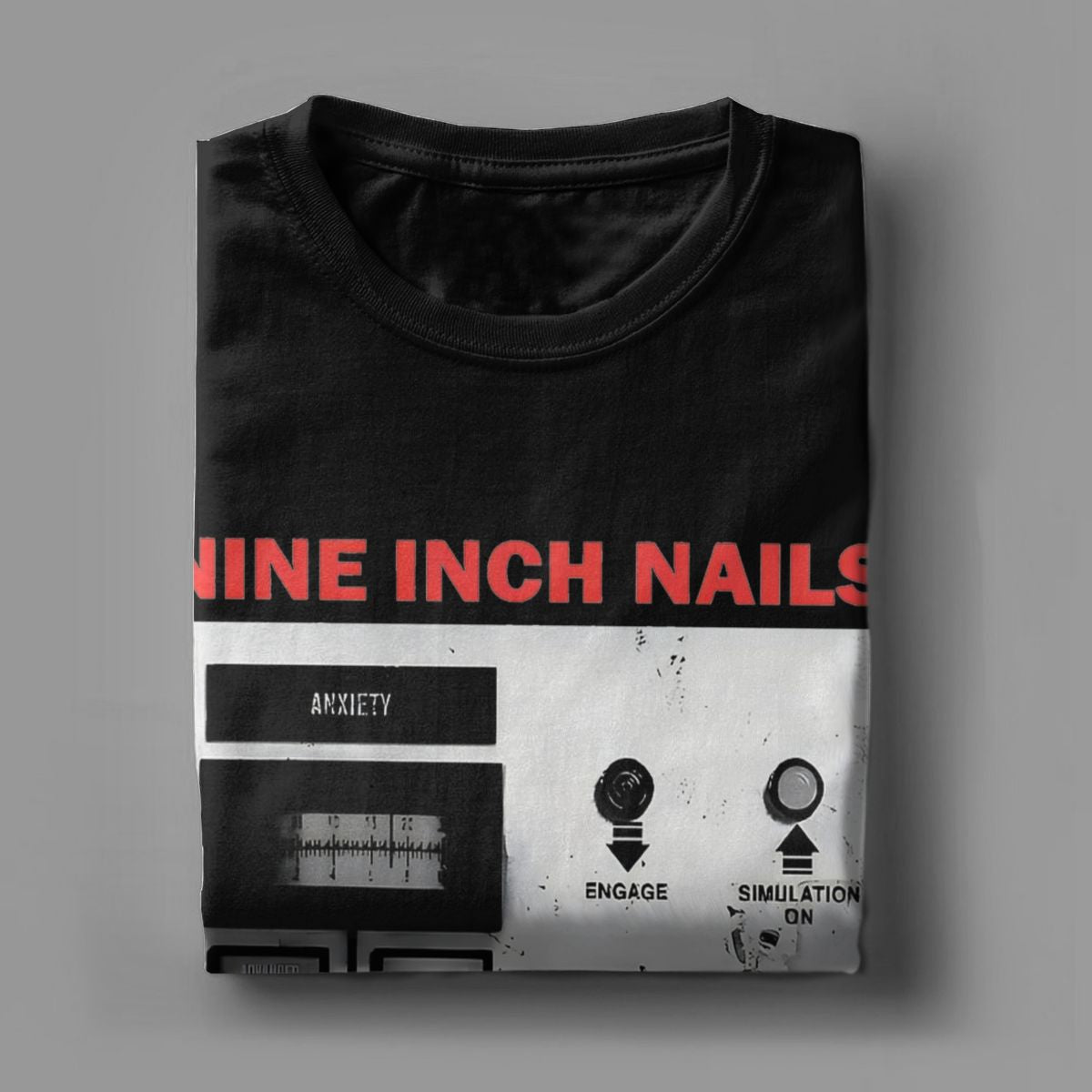 Nine Inch Nails NIN Men's T Shirts Crazy Tees Short Sleeve