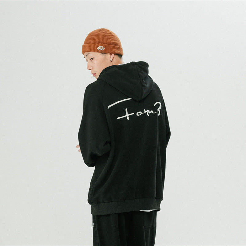 Men's Graphic Hoodies Hooded Sweater Men's Knitted Men's Casual