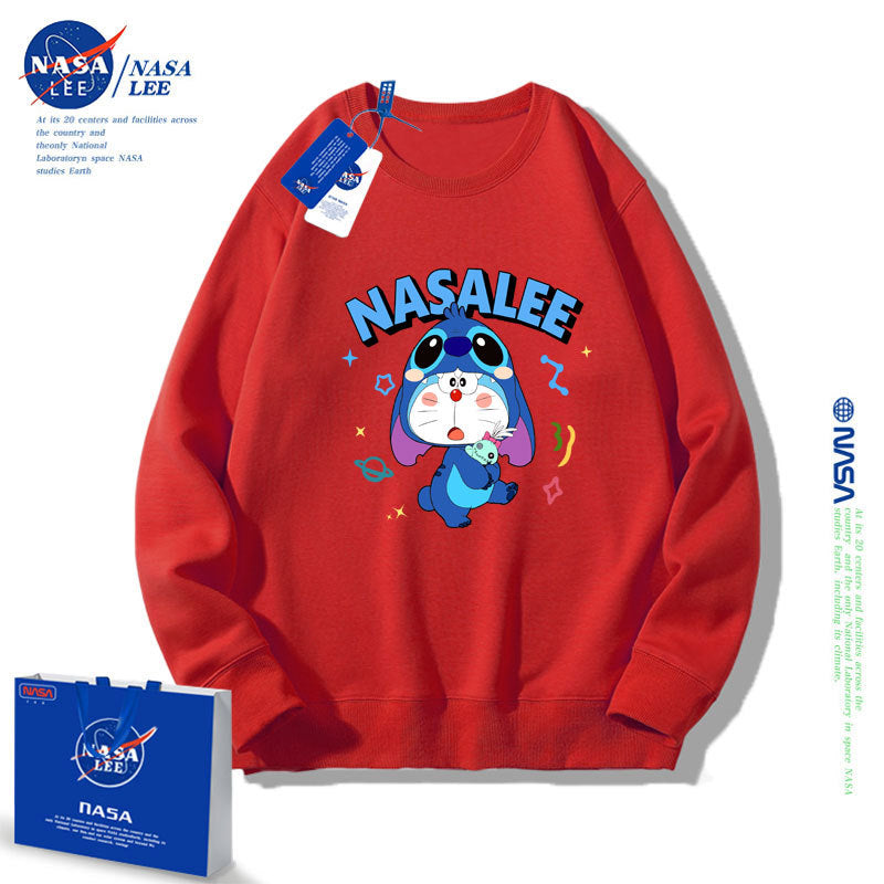 Nasa Children Hoodie Nasa Sweater Children'S Autumn Loose Round Neck