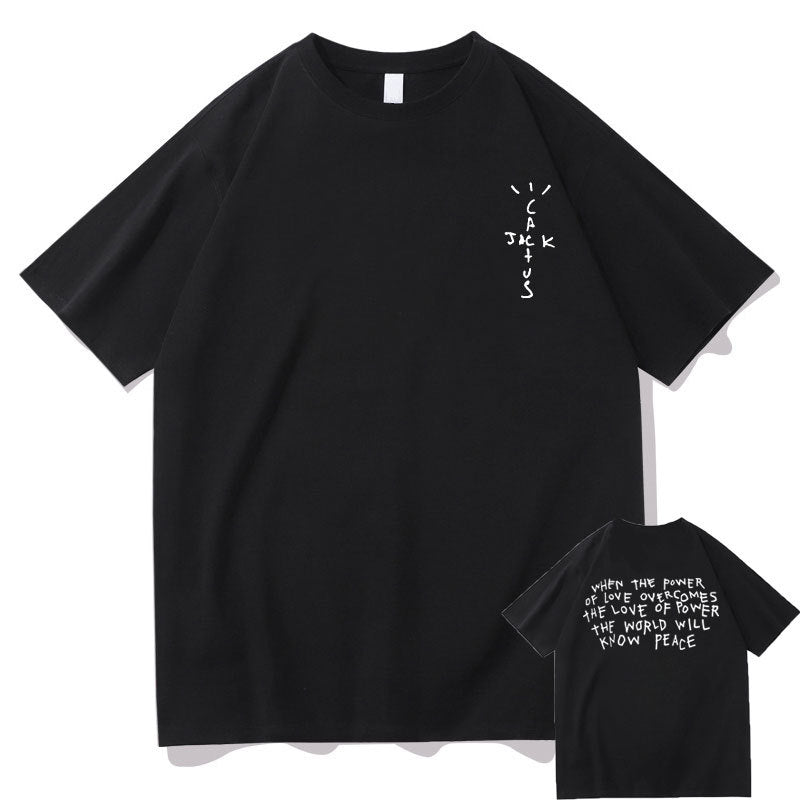 New Cactus Jack Tshirt Awesome Asap Rocky Graphic T Shirts