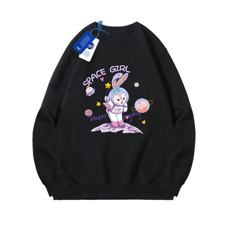 Nasa Children Hoodie Nasa Girls' Round Neck Sweater Spring And Autumn