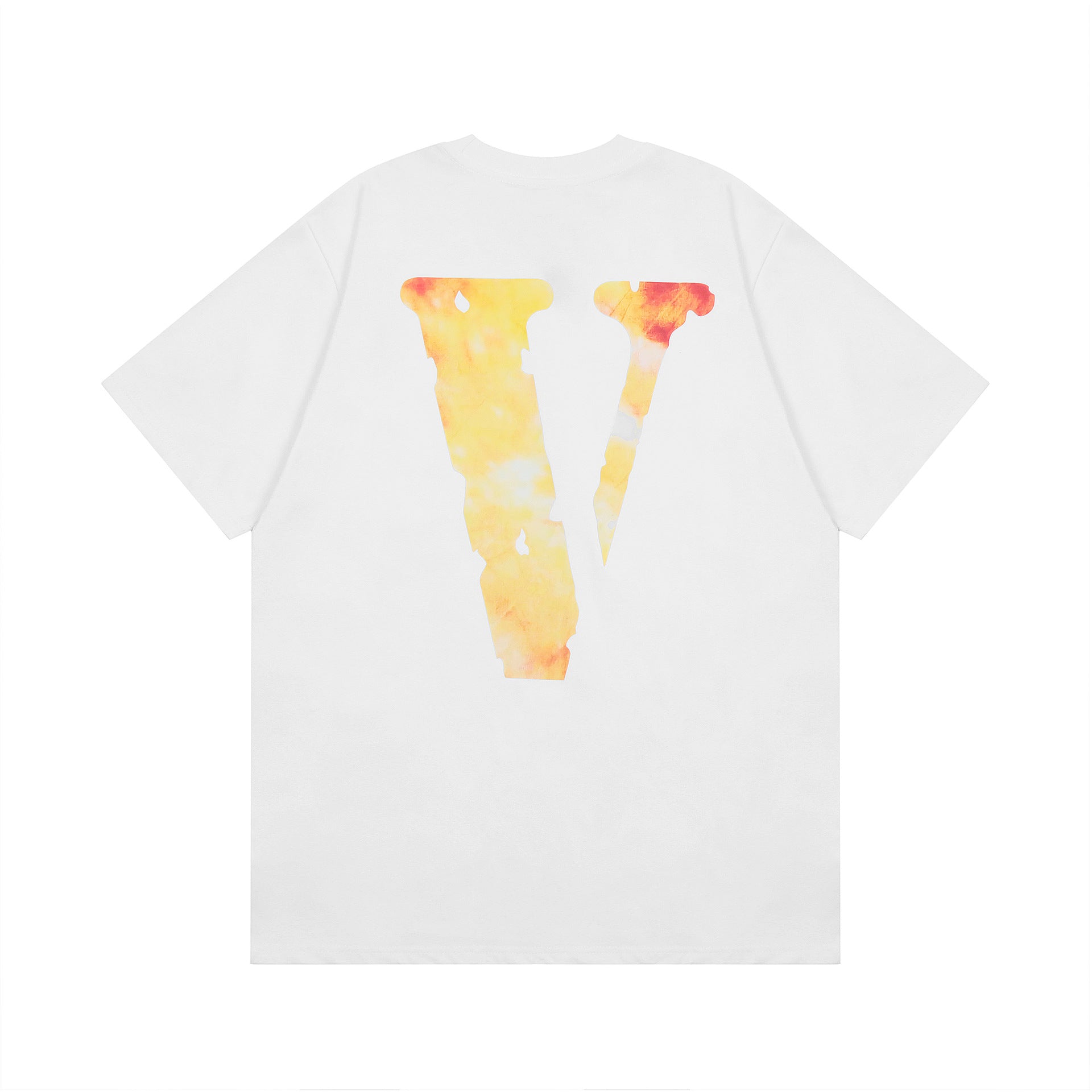 Vlone T Shirt Spring/Summer Pattern Crew Neck Pullover