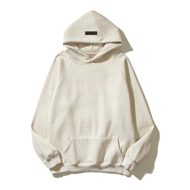 Kanye West Sunday Service Hoodie Flocked Printed Hoodie Loose