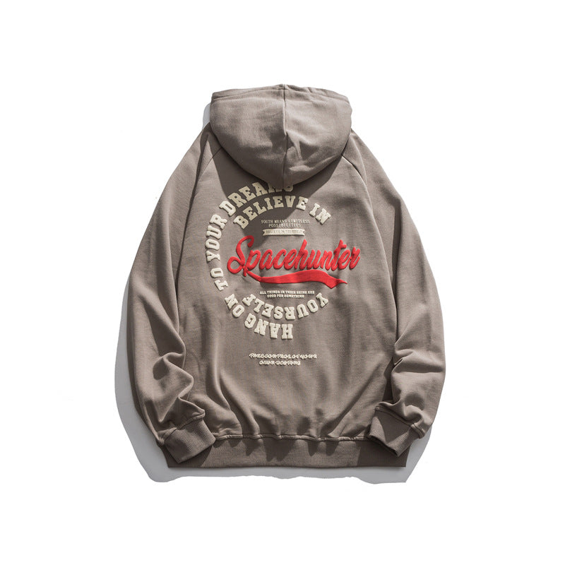 Men Graphic Hoodies Men's Autumn Casual Sweatshirt Loose