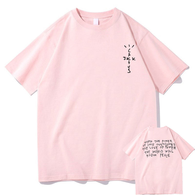 New Cactus Jack Tshirt Awesome Asap Rocky Graphic T Shirts