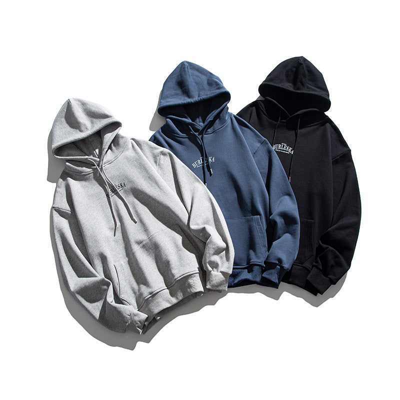 Men's Graphic Hoodies Men's Autumn Long-Sleeved Sweater Loose Casual