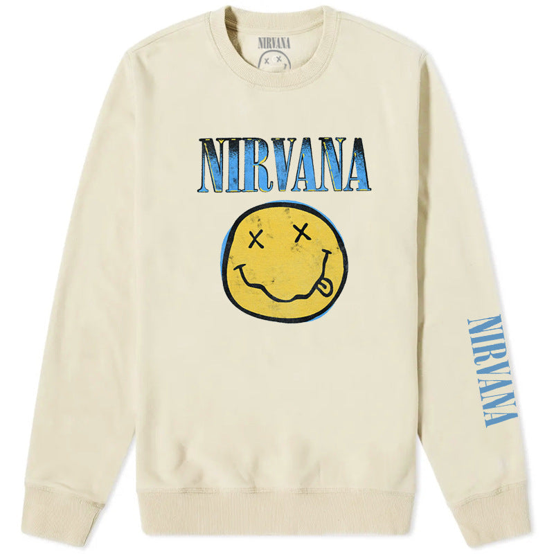 Nirvana Hoodie Rock Sweatshirt Kurt Donald Cobain Punk Loose