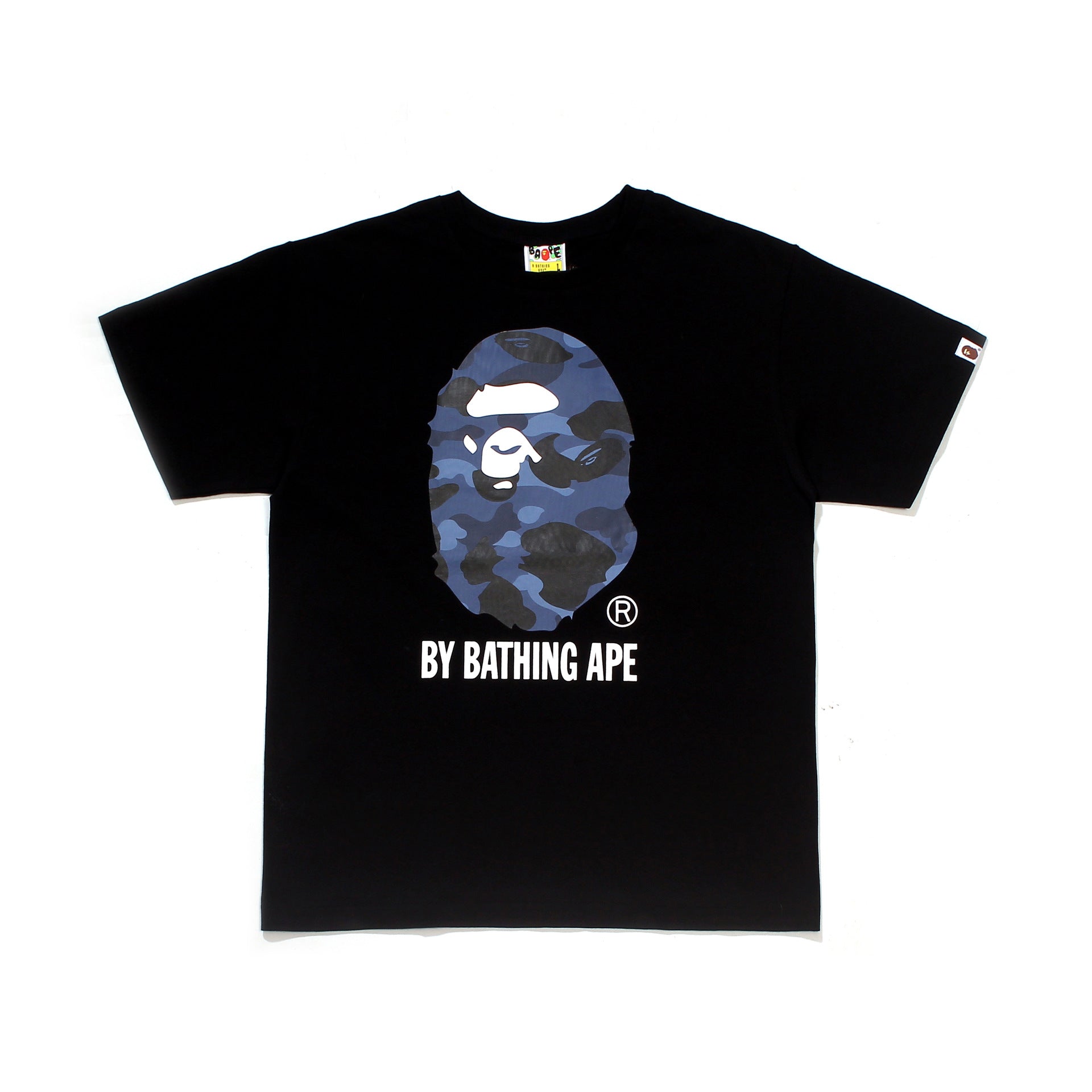 Bape Bearbrick T Shirt Casual Letter Printed Round Neck Short Sleeve