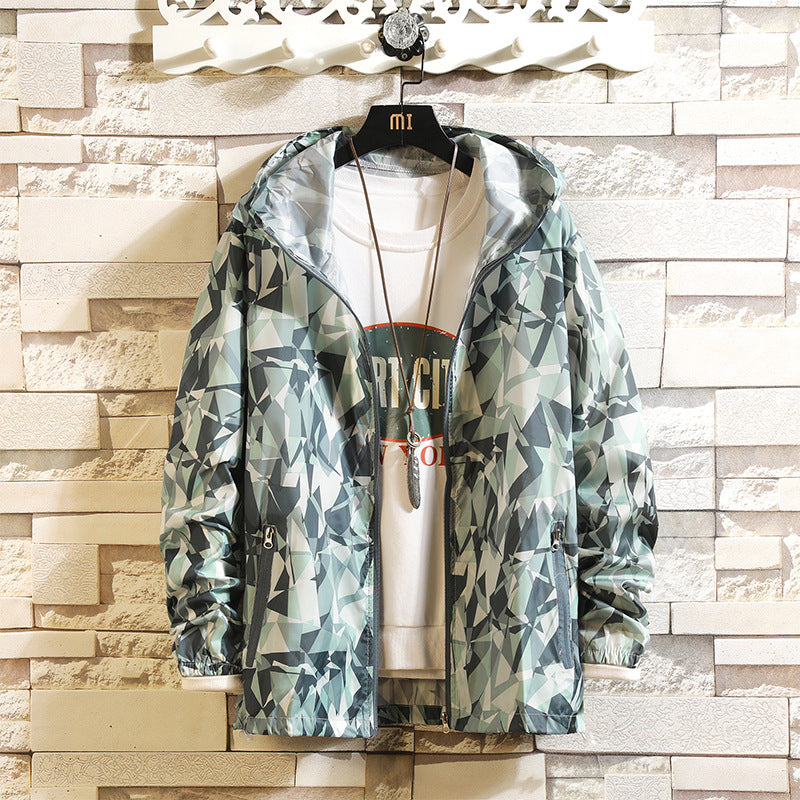 MEN'S Hoodie Sun-Protective Clothing Jacket