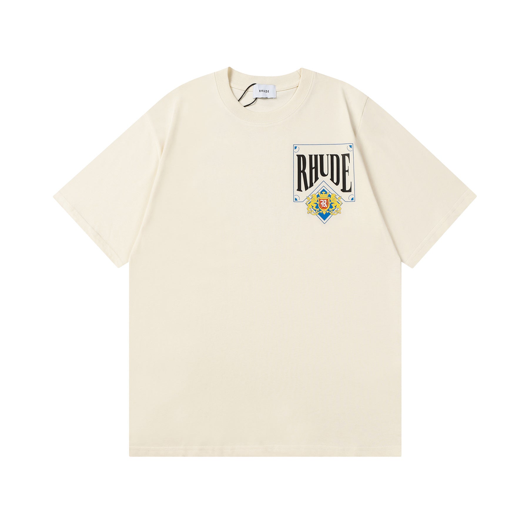 Rhude T Shirt Micro Standard Poker Printed Short Sleeve T-Shirt