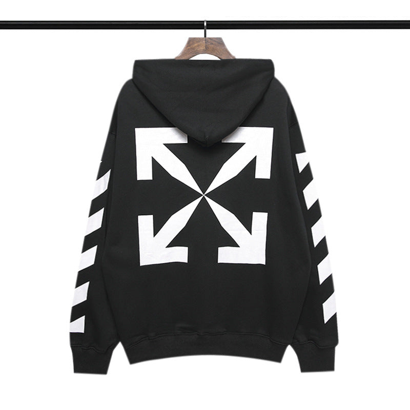 off White Hoodie Autumn and Winter Ow Printed Hoodie Bottoming Shirt