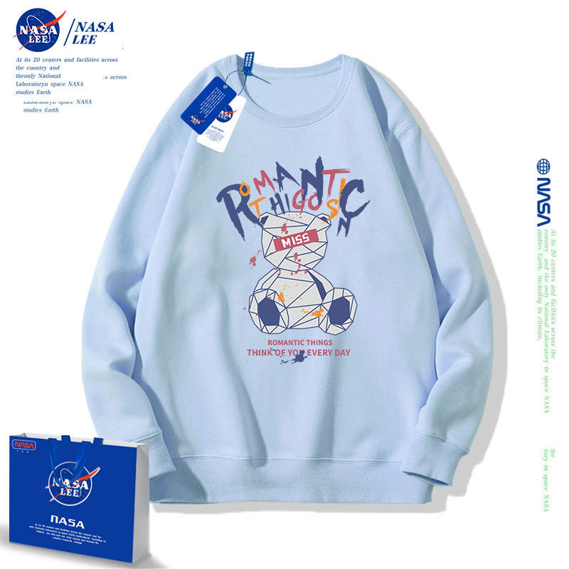 Nasa Children Hoodie Nasa Children'S Round Neck Sweater Spring And Autumn Loose