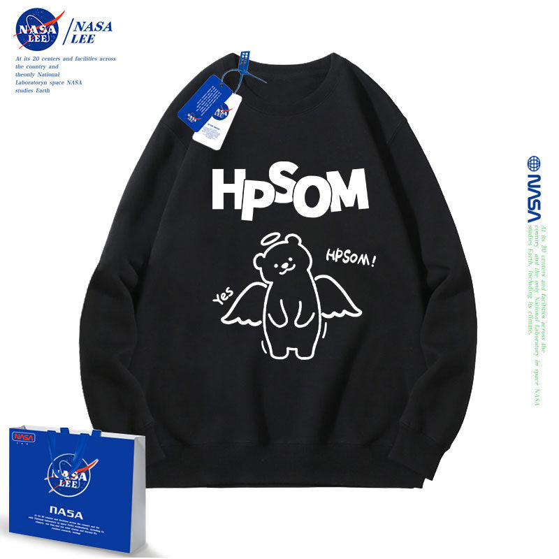 Nasa Children Hoodie Nasa Sweater Children'S Autumn Loose Round Neck