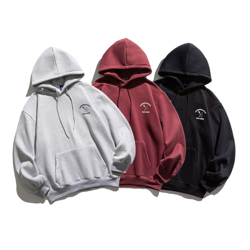 Mens Graphic Hoodies Men's Autumn Letters Printed Hoodie Jacket