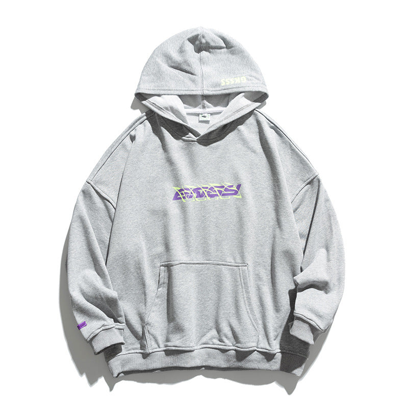 Man Fall Outfis Autumn Printed Hoodie Men's Oversize Casual Pullover