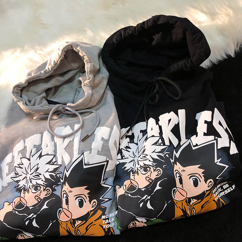 Anime Hoddies Full Time Hunter Couple Autumn and Winter Hoodie