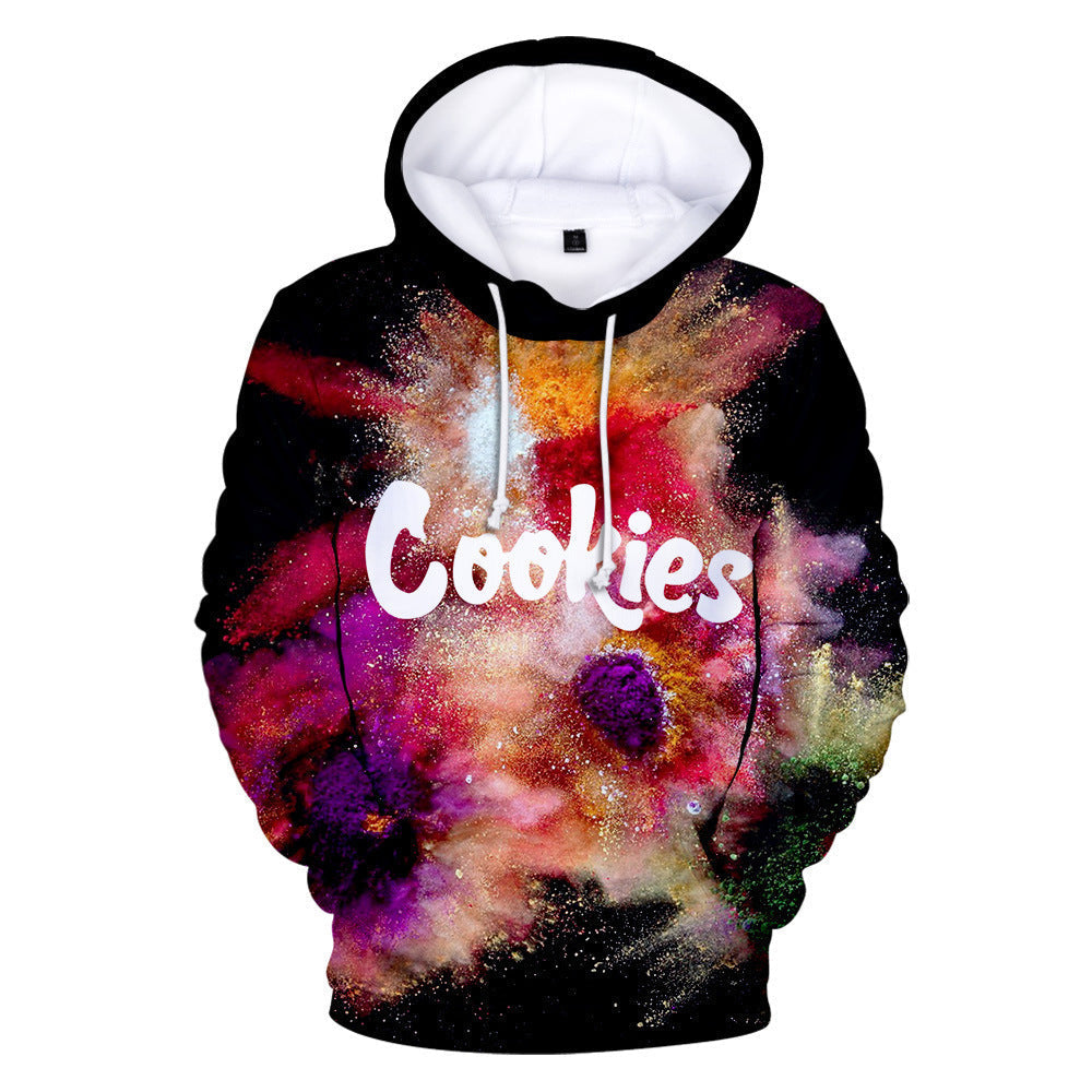 Cookies Hoodie Colorful Print Long Sleeve Hoodie