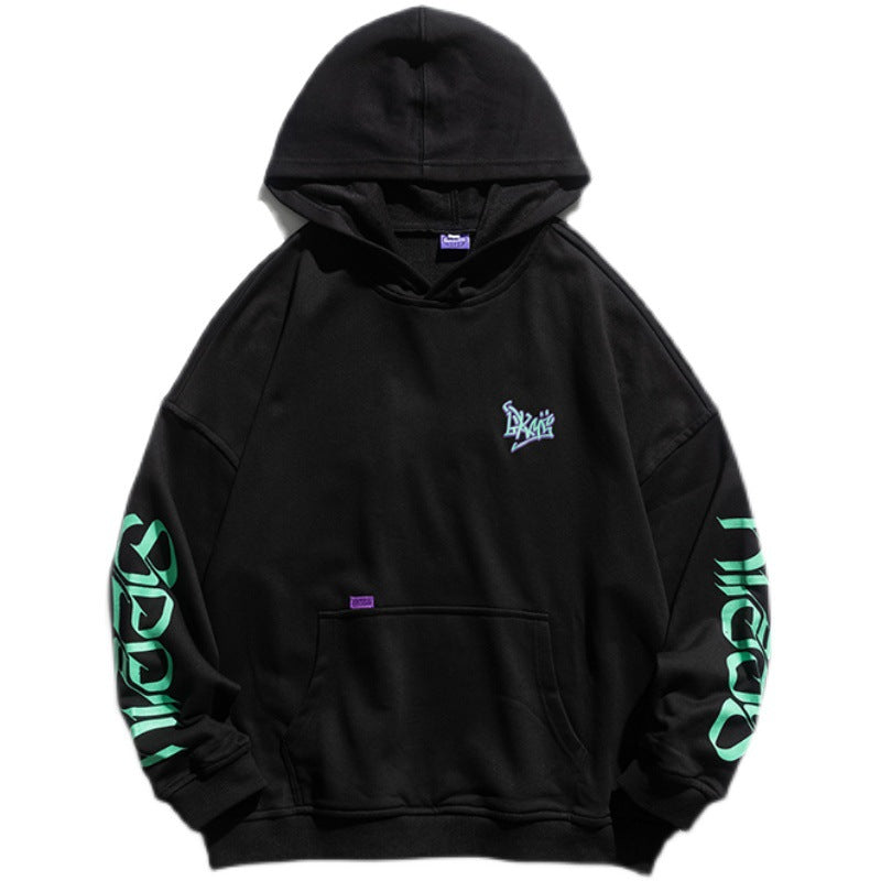 Man Fall Outfis Autumn Cartoon Printed Hoodie Men's Casual Top