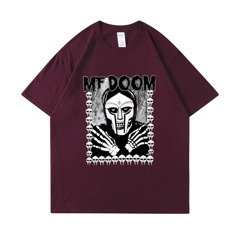 Mf Doom T Shirt Men's and Women's Crew Neck Summer Short Sleeve