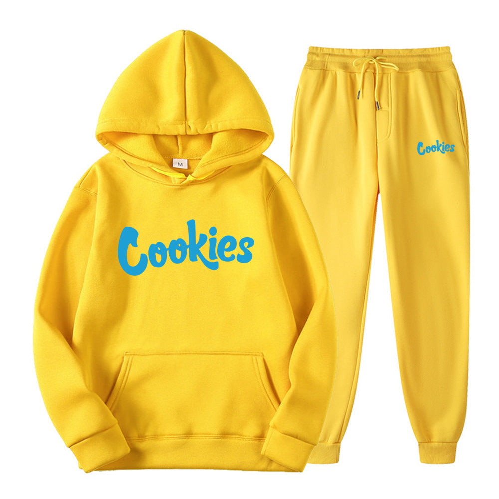 Cookies Hoodie Printed Pullover Suit