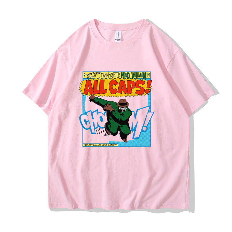 Mf Doom T Shirt Men's Fashion Pattern Personalized Printing