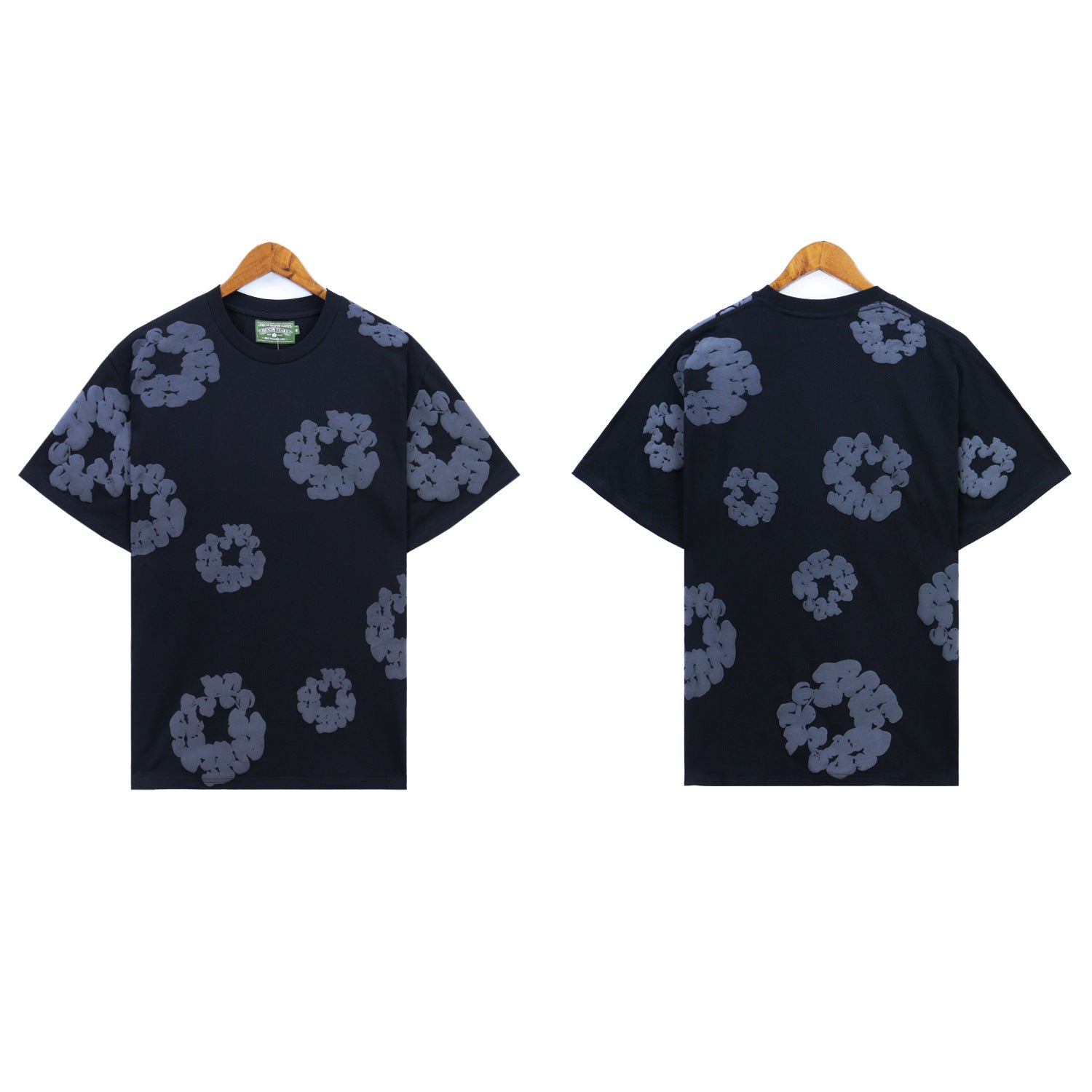 Denim Tears T Shirts Kapok Puff Print Short Sleeve T-shirt
