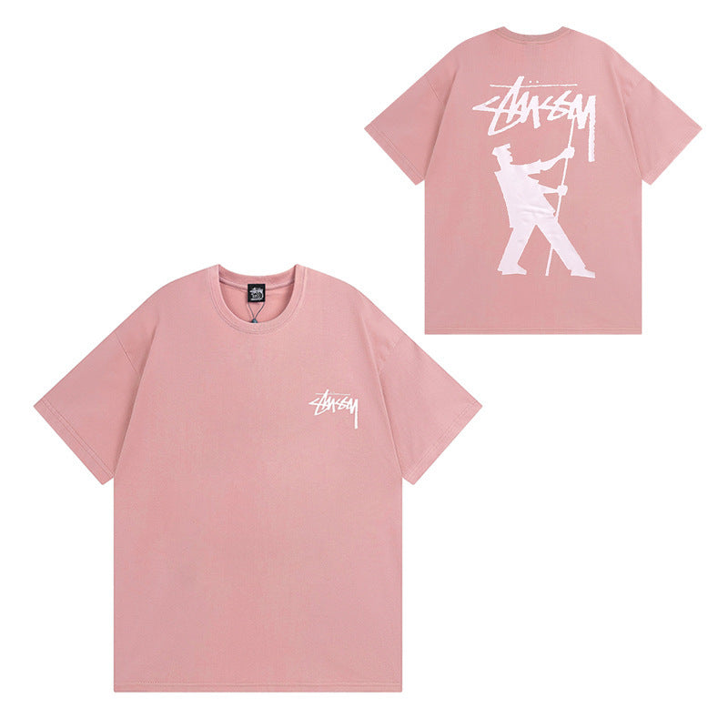 Stussy T Shirts Casual Versatile Loose T Shirts Couple