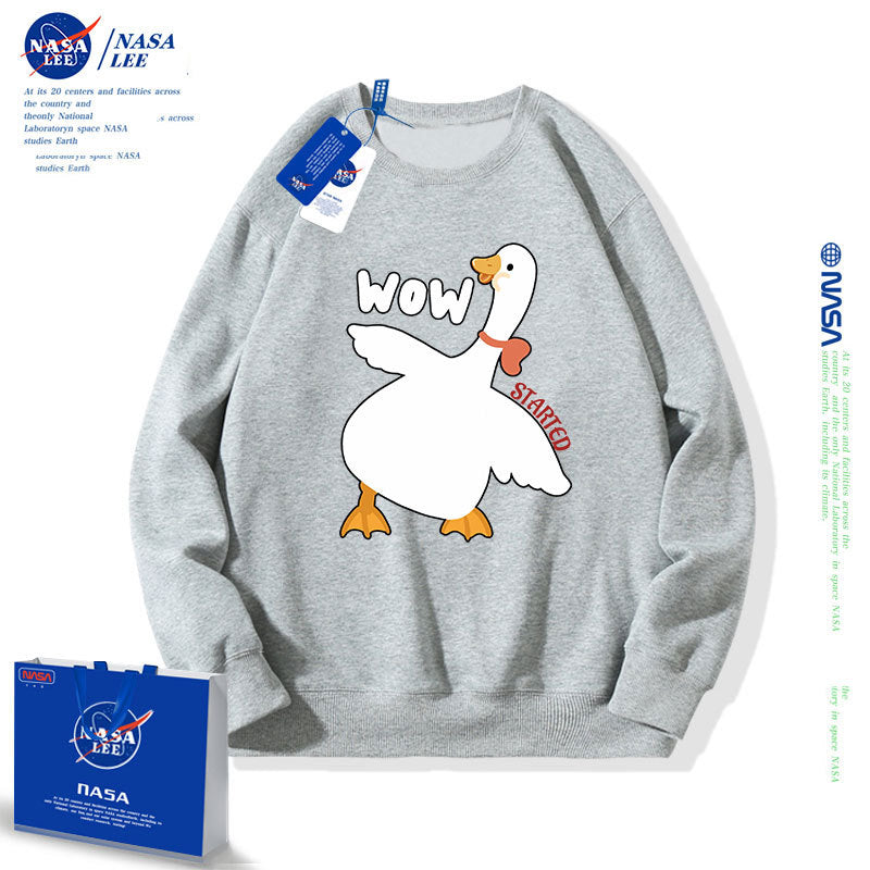 Nasa Children Hoodie Nasa Sweater Children'S Autumn Loose Round Neck