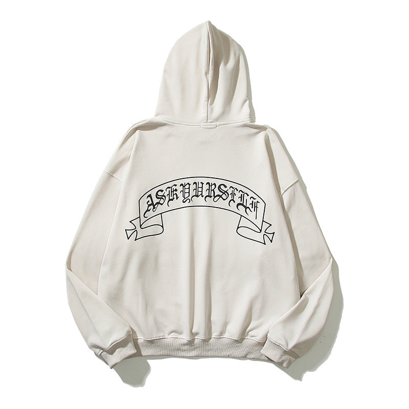 Kanye West Sunday Service Hoodie Autumn And Winter Distressed Reflective Loose Hooded Sweater