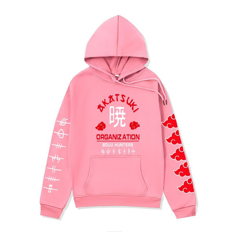 Anime Hoddies Clothing Fire Shadow Tissue Printed Hoodie