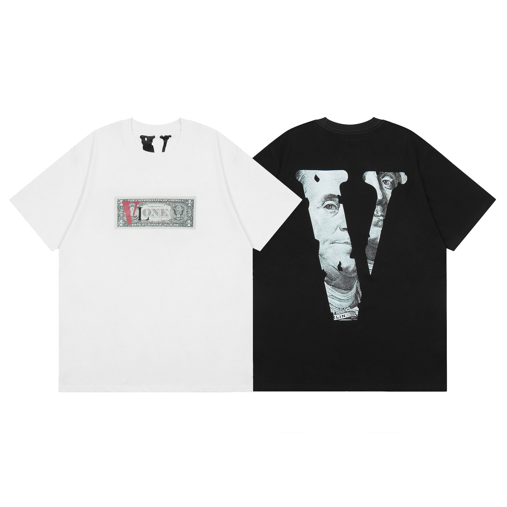 Vlone T Shirt Spring Summer Crew Neck Short Sleeve