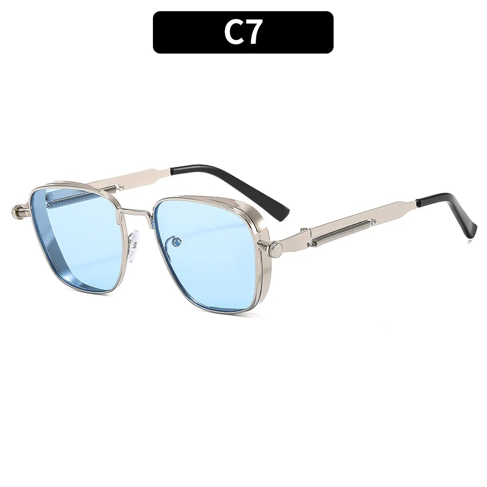 Closit Punk Style Metal Sunglasses – Men