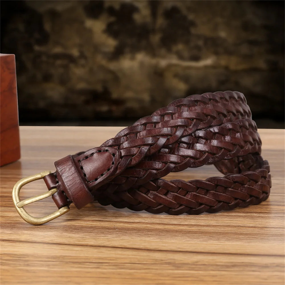 Closit Casual Braided Belt – For Jeans/Dress