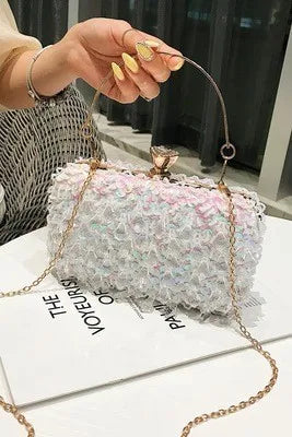Luxury Fashion Sequin Beaded Banquet Handbag