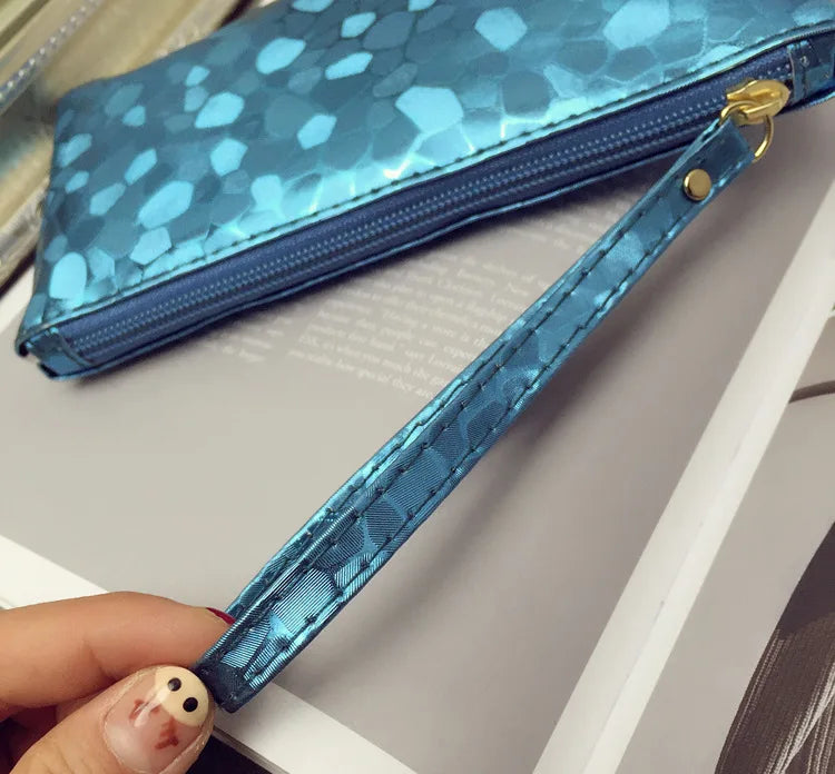 Elegant PU Leather Trendy Women Clutch