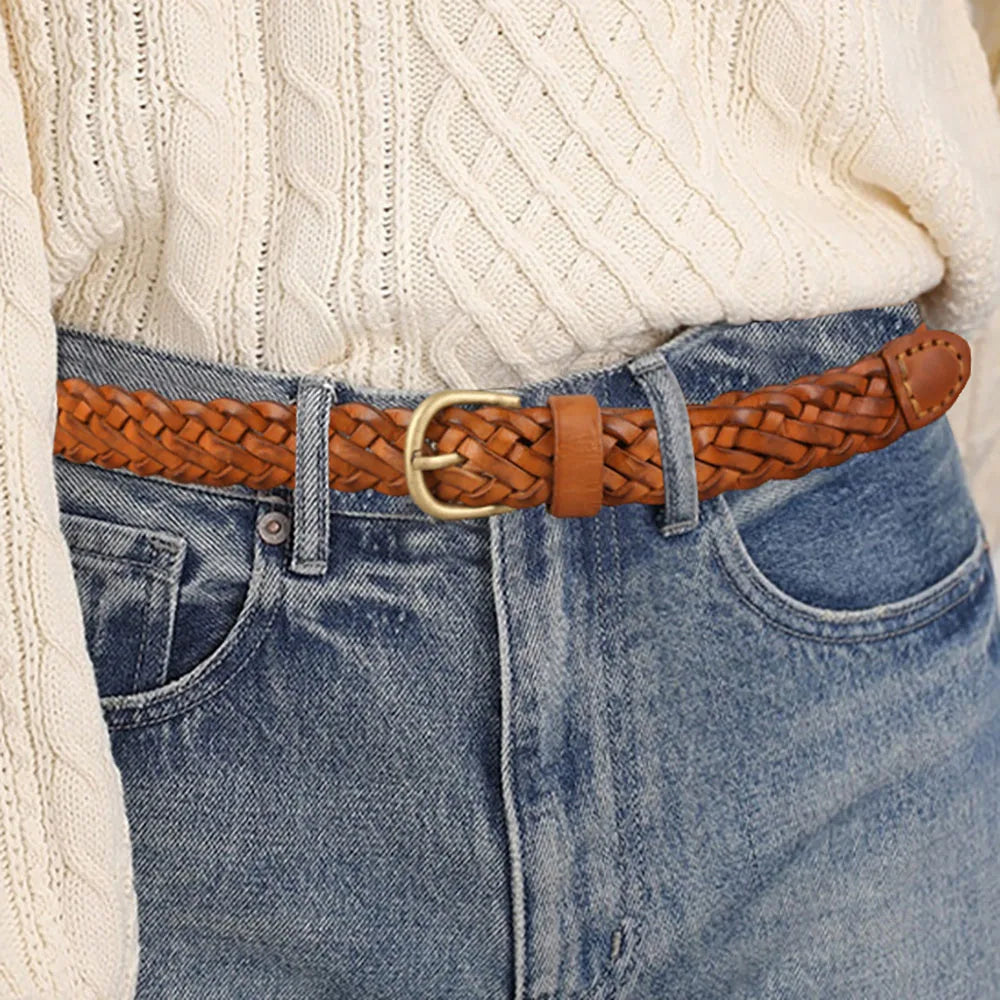 Closit Casual Braided Belt – For Jeans/Dress